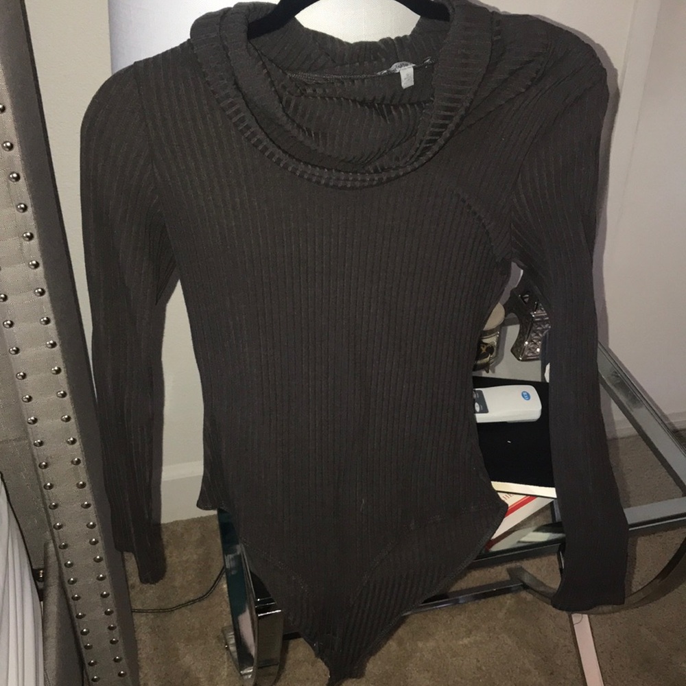 Dark green body suit